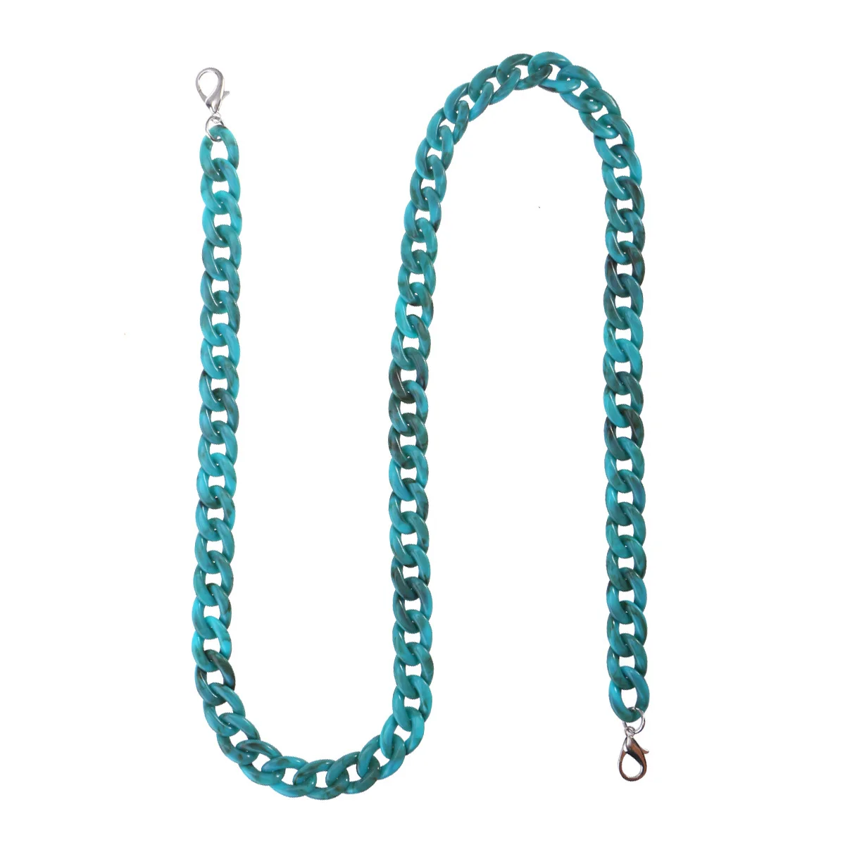 

120Cm Resin Big Fish Chain Stylish Replacement Strap for Wallet Card Phone Storage Satchel Messenger Bag Women