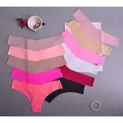 Nóng Lụa Gợi Cảm Nữ Quần Đùi G Dây Liền Mạch Quần Lót Quần Lót Nữ Tanga Quần Lót Thấp Tầng Quần Lót Quần Dùng Thân Thiết 3 chiếc Ac125