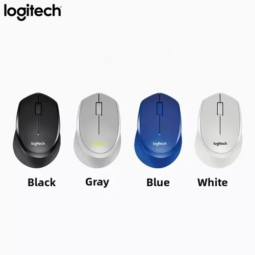 Ratón silencioso inalámbrico Logitech M330/M331 para ordenadores portátiles y de escritorio, ratón ergonómico portátil para ordenador con batería de larga duración