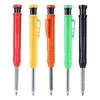 Solid Carpenter Pencil Set Woodworking Tools Mechanical Pencil Refill Construction Job Tools Carpentry Marking Scriber Tool