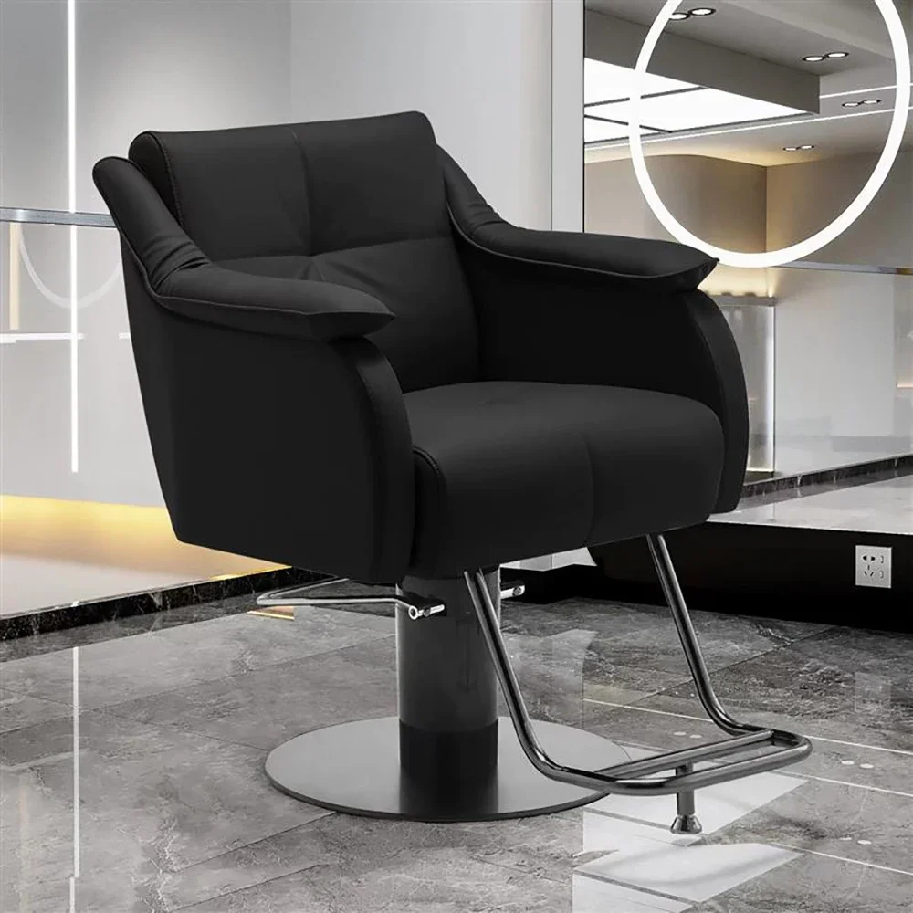 

Simple Luxury Barber Chair Aesthetic Trendy Delicate Elastic Salon Chair Modern Ergonomic Cadeira De Barbeiro Salon Furniture