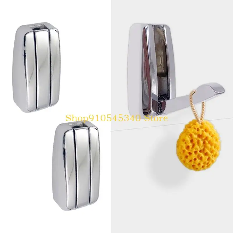 U2JA Travel Trailer Motorhome Door Hold-Open Hook Fold-Flat Metal Hardware for Compartment Storage Door Replacement Support Part