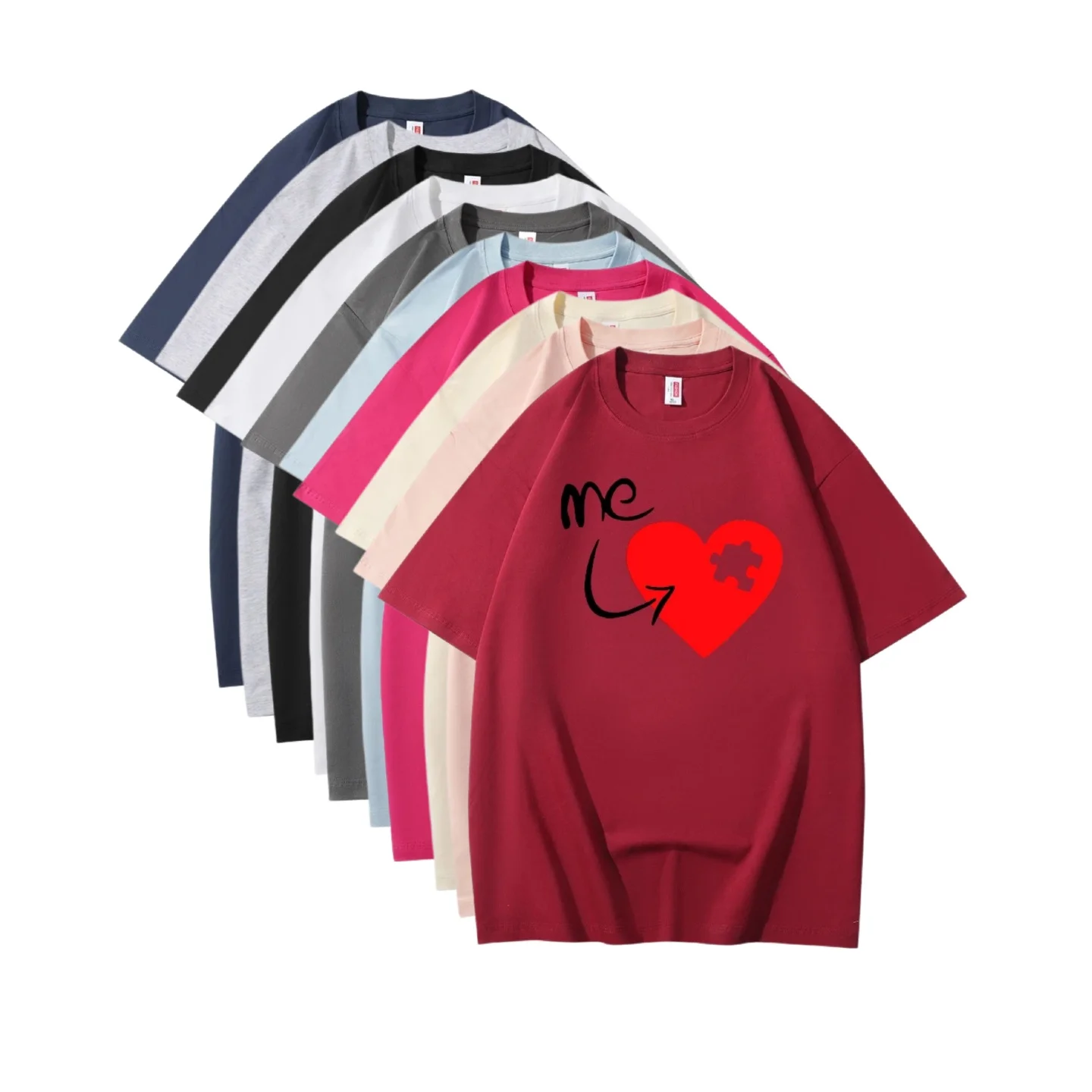 Summer new style couple's clothing made of linen, fashionable, romantic and affectionate. The loose and breathable short-sleeved