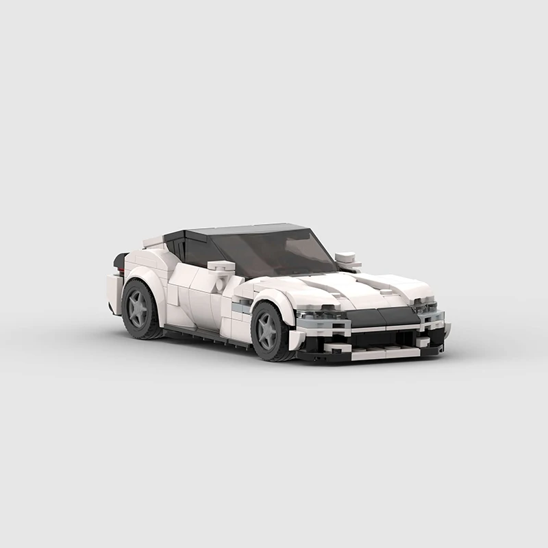 Set da costruzione per auto super sportive MOC, un classico kit di montaggio per modelli da corsa, una scelta ideale per regali di Natale e collezioni domestiche