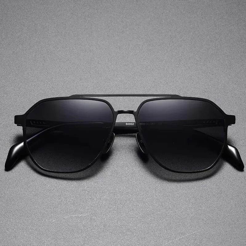 

Мужские солнцезащитные очки в стиле ретро, ​​высококачественные солнцезащитные очки с оправой из чистого титана, защитные очки для вождения, очки UV400