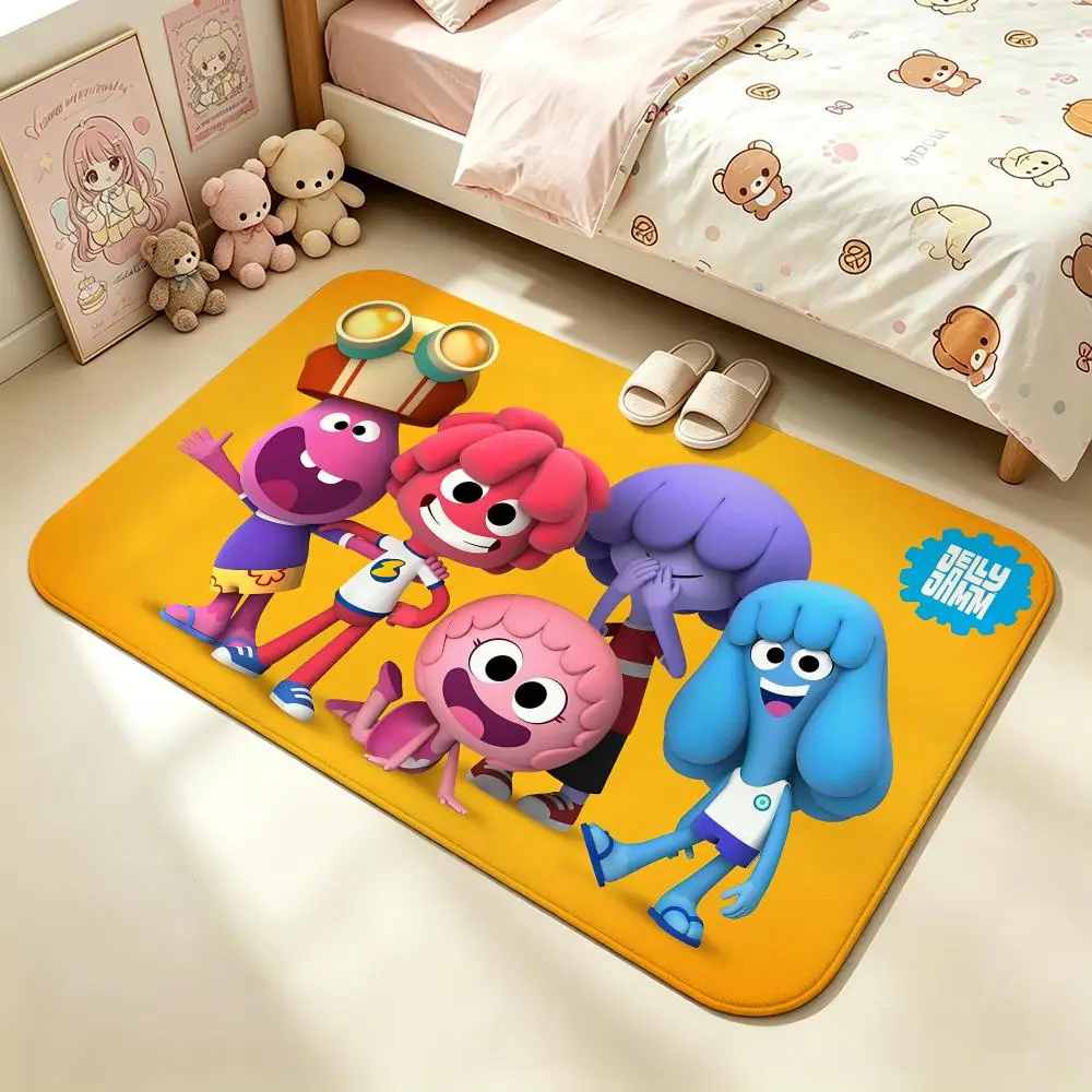 IP-Jelly JammS Floor Mat Soft Non-Slip Bath Mat, Bedside Carpet, Absorbent Doormat for Home
