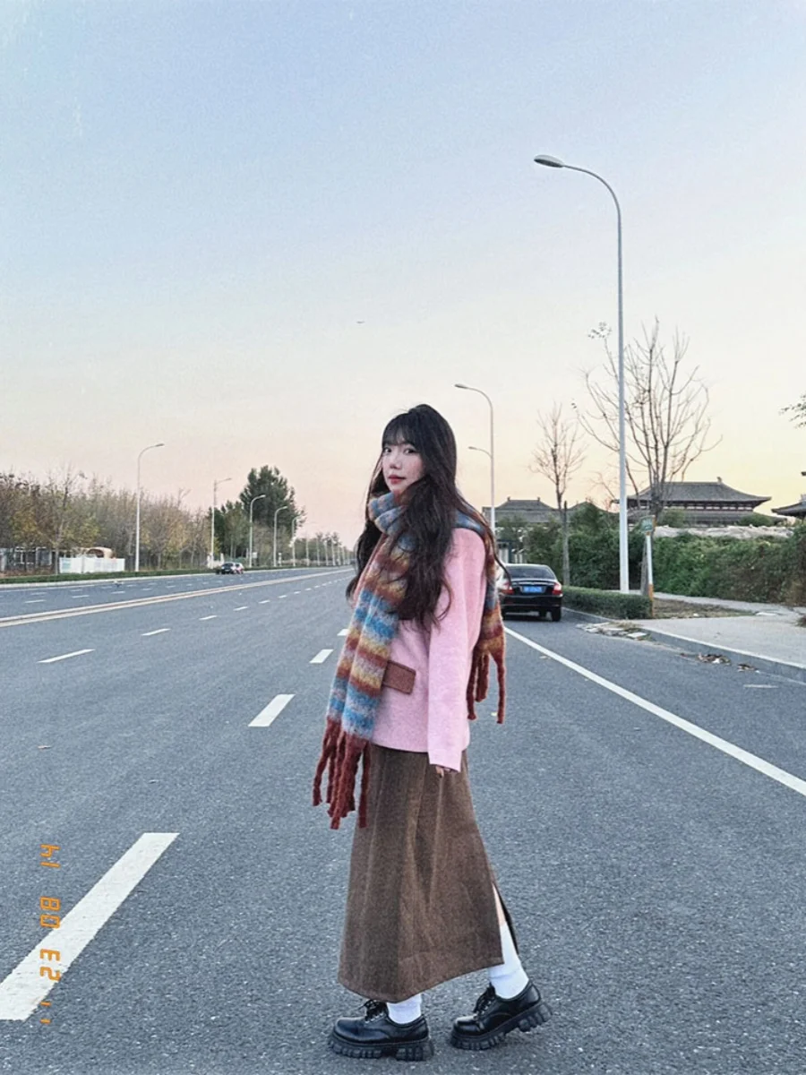 

Stylish Color Block Women's Suit Jacket Trendy Commute Style Long Sleeve Western Suit Top High-End Feel Autumn Winter Outerwear