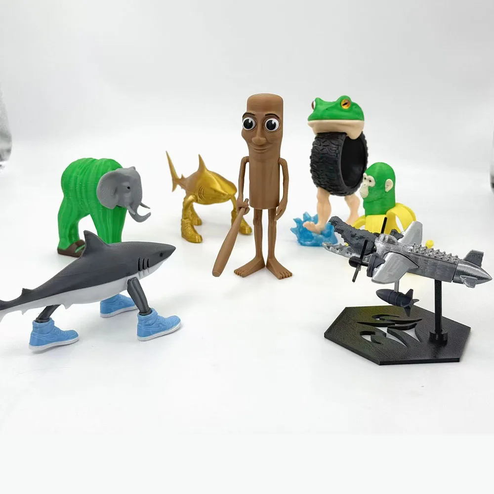 

Wooden Stick People Are All Connected To Foreign Countries. American Shan Hai Jing 3D Printed Handmade Toy Dolls