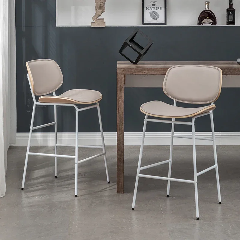 Light luxury dining chairs, modern and minimalist Nordic style designer chairs, iron art dining tables, chairs