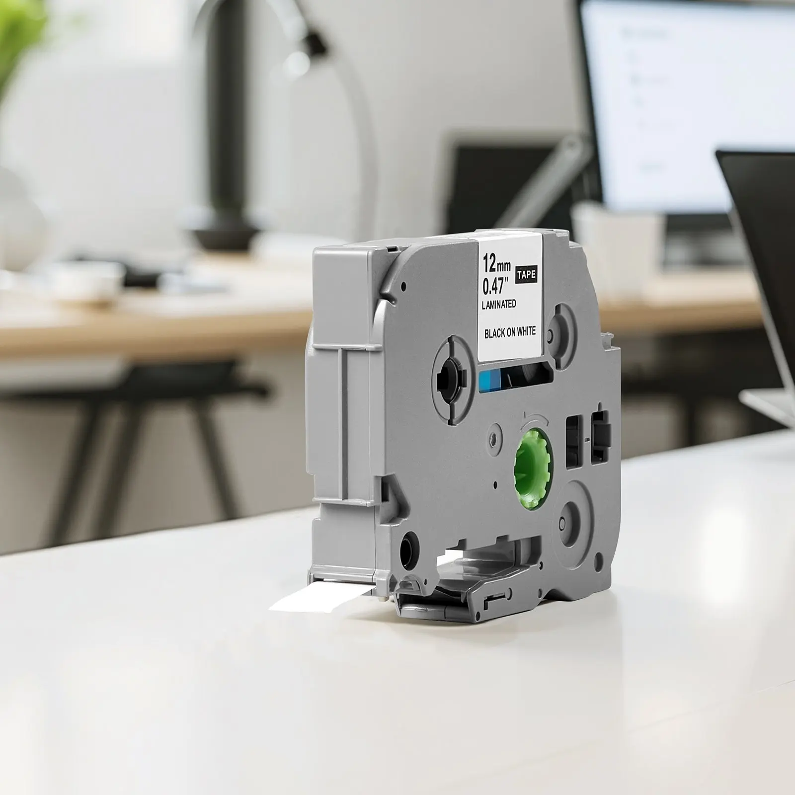 

Label Maker Tape 4 Pack 12 Mm Black On White Label Maker Refills TZe-231