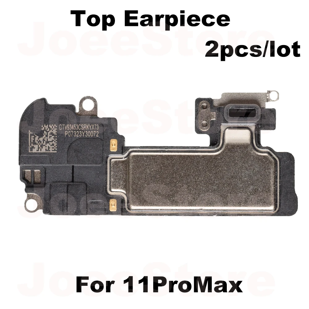 2pcs Earpiece For iPhone 12 11 Pro XS X XR Max 6 6S 7 8 Plus Inner Top Ear Speaker Headset Sound Receiver Flex Cable Replacement