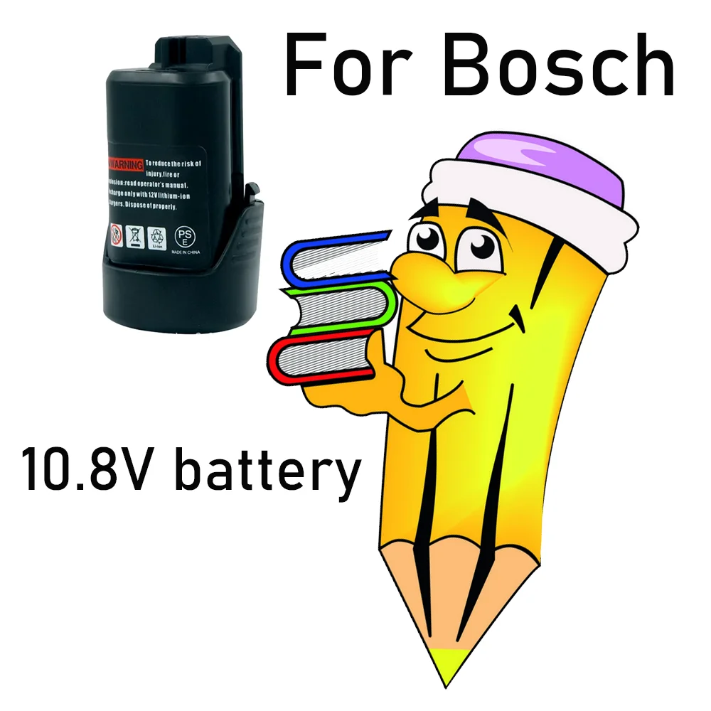 

5000mAh BAT411 Lithium ion Rechargeable Battery Suitable for Bosch battery 10.8V battery BAT411A BAT412 BAT412A BAT413