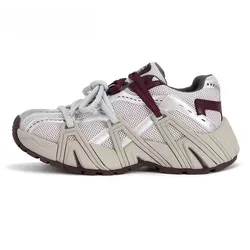 Platform Women High Heels Sneakers Women's Casual Dad Shoes Fashion Chunky Sneakers Woman Thick Sole Sport Shoes