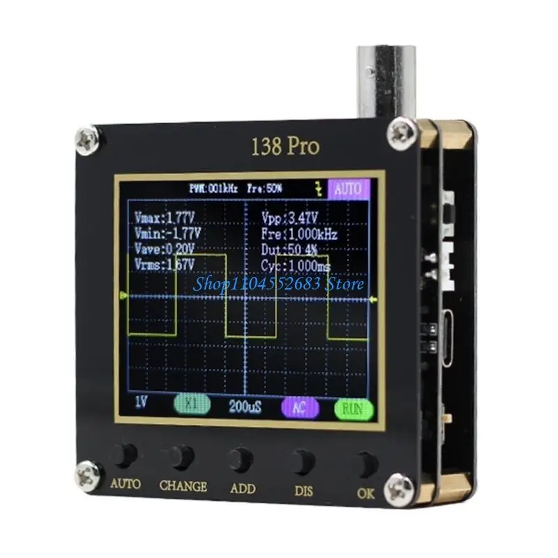 

Y6GD Handheld Digital Oscilloscope 138Pro 2.4"TFT Automotive- Repair Oscilloscope