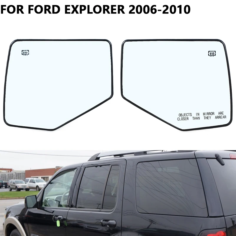 

Для Ford Explorer 2006-2010 автомобильное зеркало заднего вида с подогревом, стекло зеркала двери, автомобильные аксессуары 6L2Z-17K707-E 6L2Z-17K707-C
