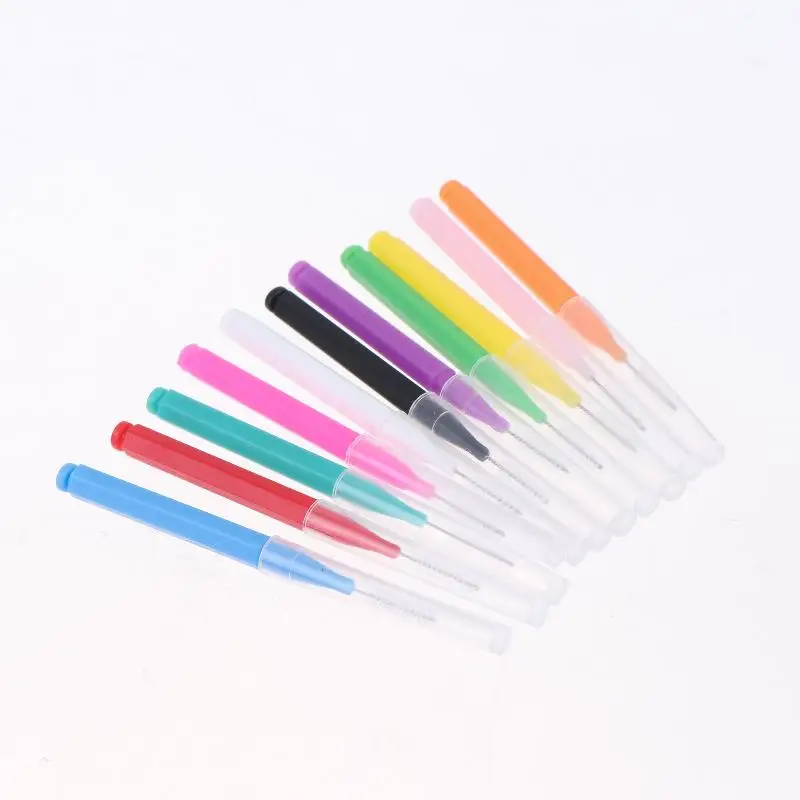 100Pcs/box Interdental Brushes Travel Case For Teeth Cleaning Health Care Tooth Interdental Cleaners Dental Teeth