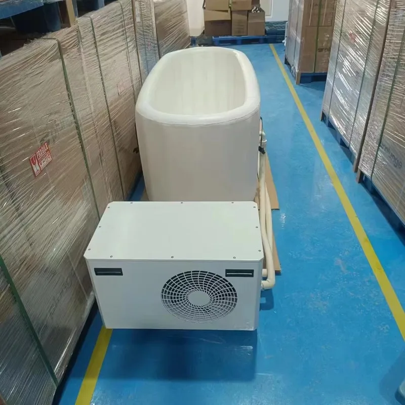 ICEGALAX رياضي اللياقة البدنية الانتعاش دورة الأوزون استخدام مبرد يغرق البارد المبرد بالماء مع مرشح HP ضاغط مبرد حمام الجليد