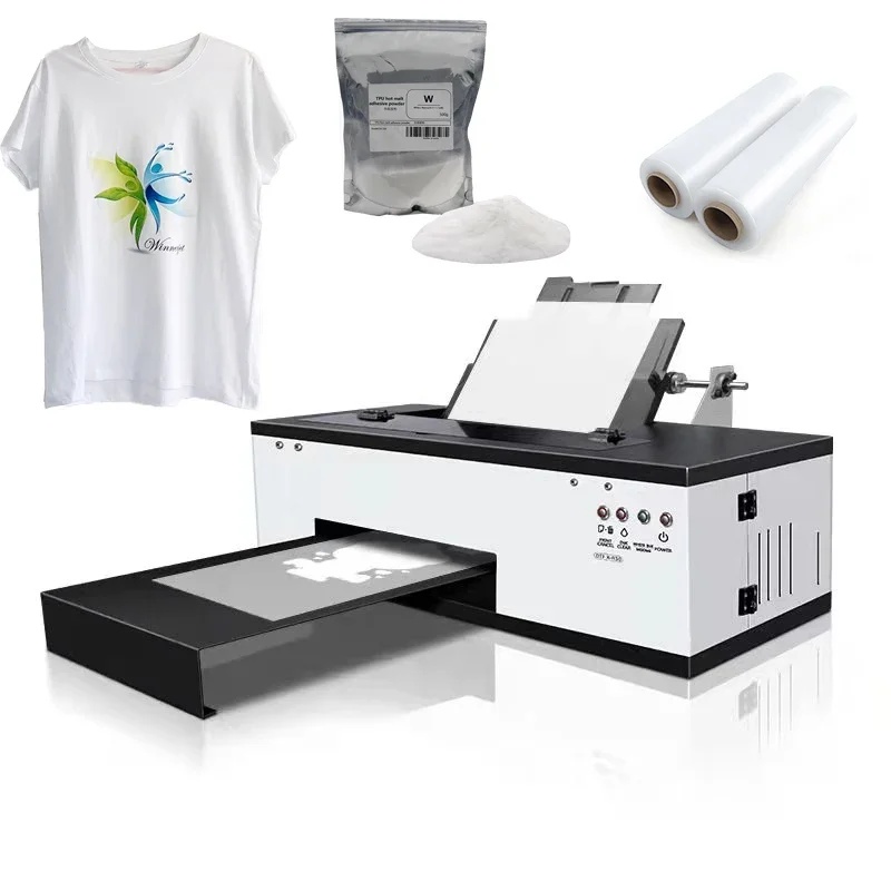 

A3 A4 heat pet film dtf l1800 printer a3 digital t shirt textile printing machine 30cm a3 a4 dtf printer r1390 l1800 dtf printer