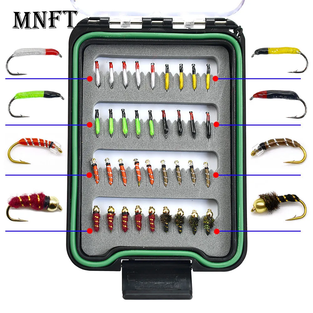 36Pcs Fly Fishing F…