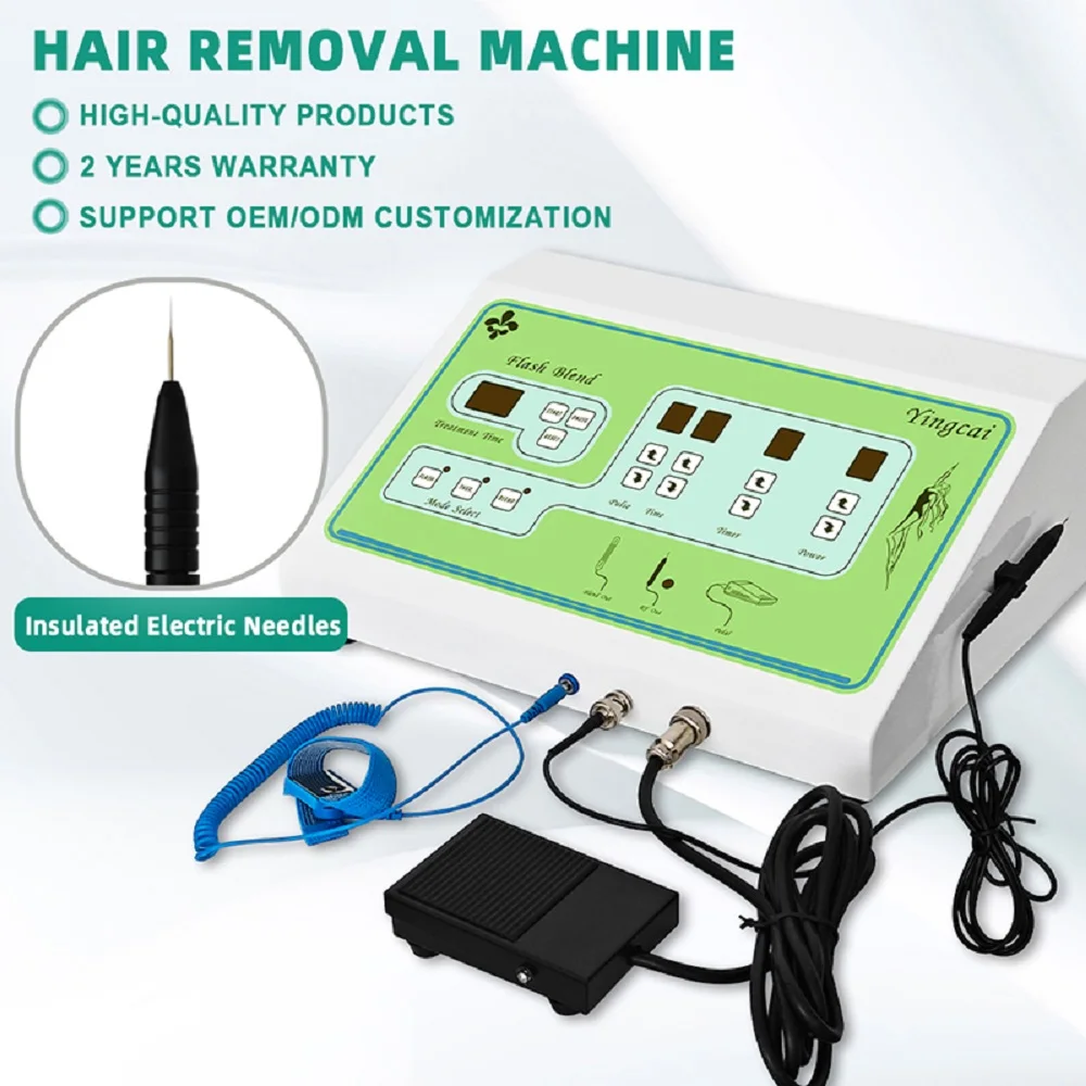 New 2026 Portable Electrolysis Epilators Removal Device Painless Electrolysis Machine Electric Needle Hair Removal for Men