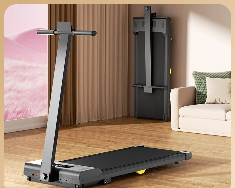 Treadmill household slope adjustable small walking machine gym indoor family foldable silent