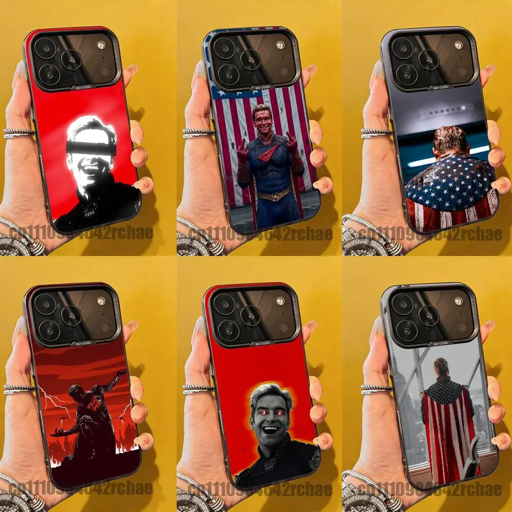 

For Homelander the B-boys Phone Case iPhone 15,16,12,14,13,17,11,E,Pro,Max,Plus,Air,Mini Black TPU Cover