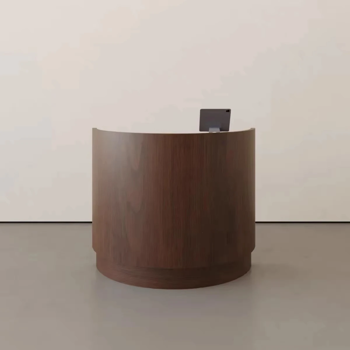

&c Hot Selling Office Curved Reception Desk Counter Furniture Front Desk Reception Counter Salon for Hair Salon