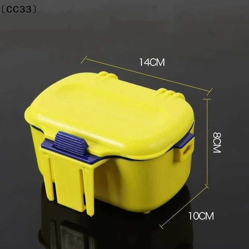 Portable Fishing Bait Box With Insulation Breathable Moisture Retention Vent Layer For Live Earthworms Lures Hook 〔CC33〕