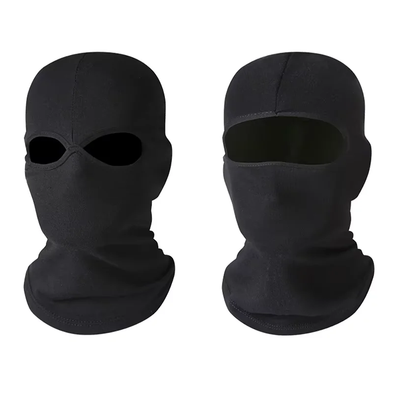 Pure cotton cycling face mask hood - suitable for both men and women, windproof and warm, single-hole and double-hole design, face protection for outdoor sports, anti-static property