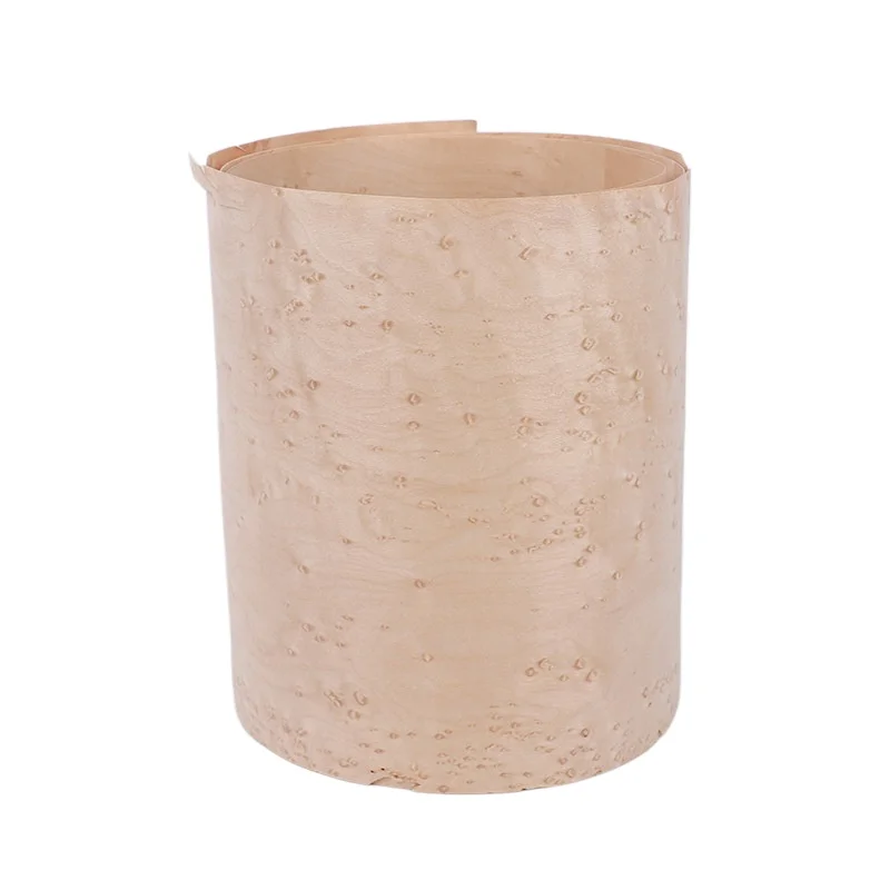 Natural Birdseye Maple Veneer, 0.5mm, for Guitar Body Veneering & Packaging Boxes, Size 250x15cm