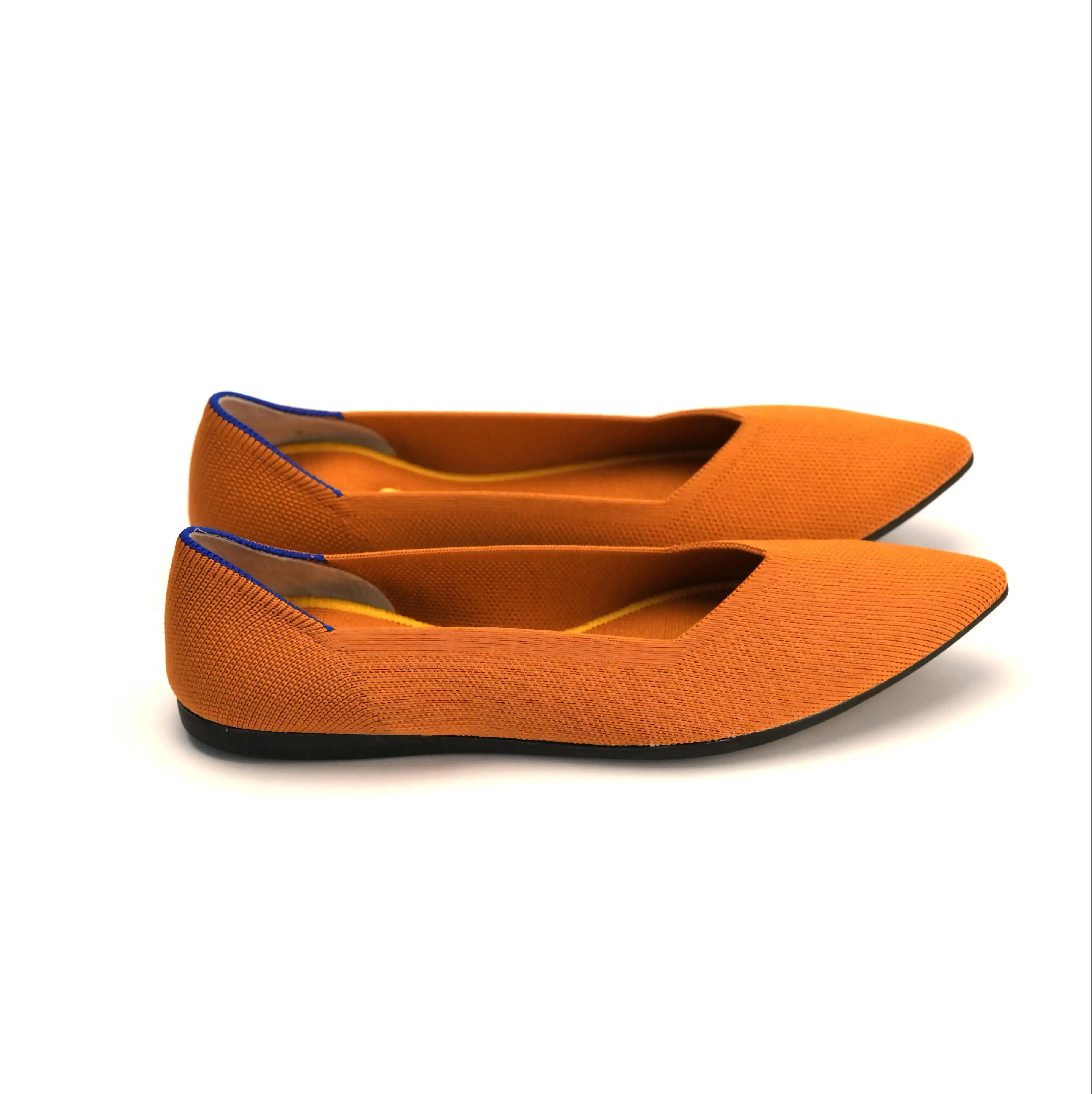 

Maggie's Walker Women's Woven Soft Bottom Knitted Flats Spring Pointed-toe Shallow-mouth Washable Casual Shoes Size 35~40