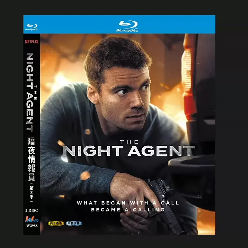 Blu-ray BD Disc High Definition American Drama Dark Night Intelligence Season 3 2026 2 Discs Chinese Subtitles