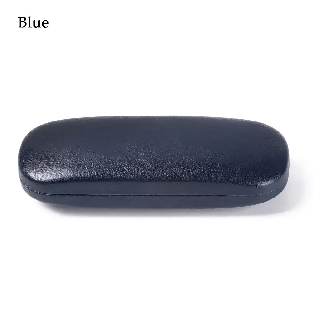 Men  Women Hard Frame Eyeglass Pouch Eyewear Protector Spectacle Case Reading Glasses Box Leather Glasses Case