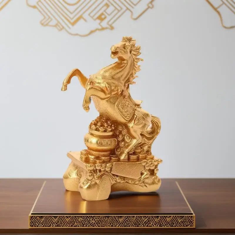 Lovably Funny Brass Horse & Monkey Key Chain, A Perfect Decorative Accent for Office & Home