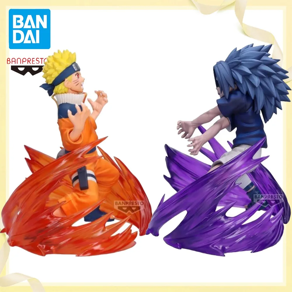 

100% Original Genuine in Stock Bandai Spirits Banpresto Vibration Stars Uzumaki Naruto Uchiha Sasuke Anime Figure Model Desktop