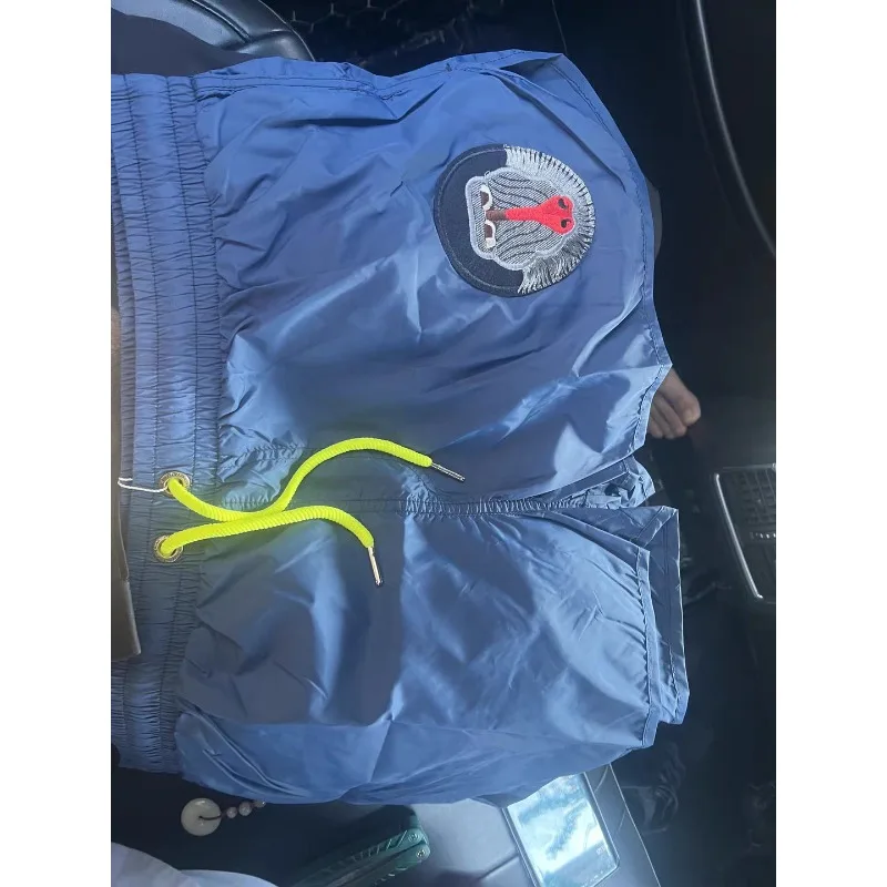 2026Men's swimming pants, boxer quick-drying loose three-point shorts with lining, seaside vacation casual beach pants tide A029