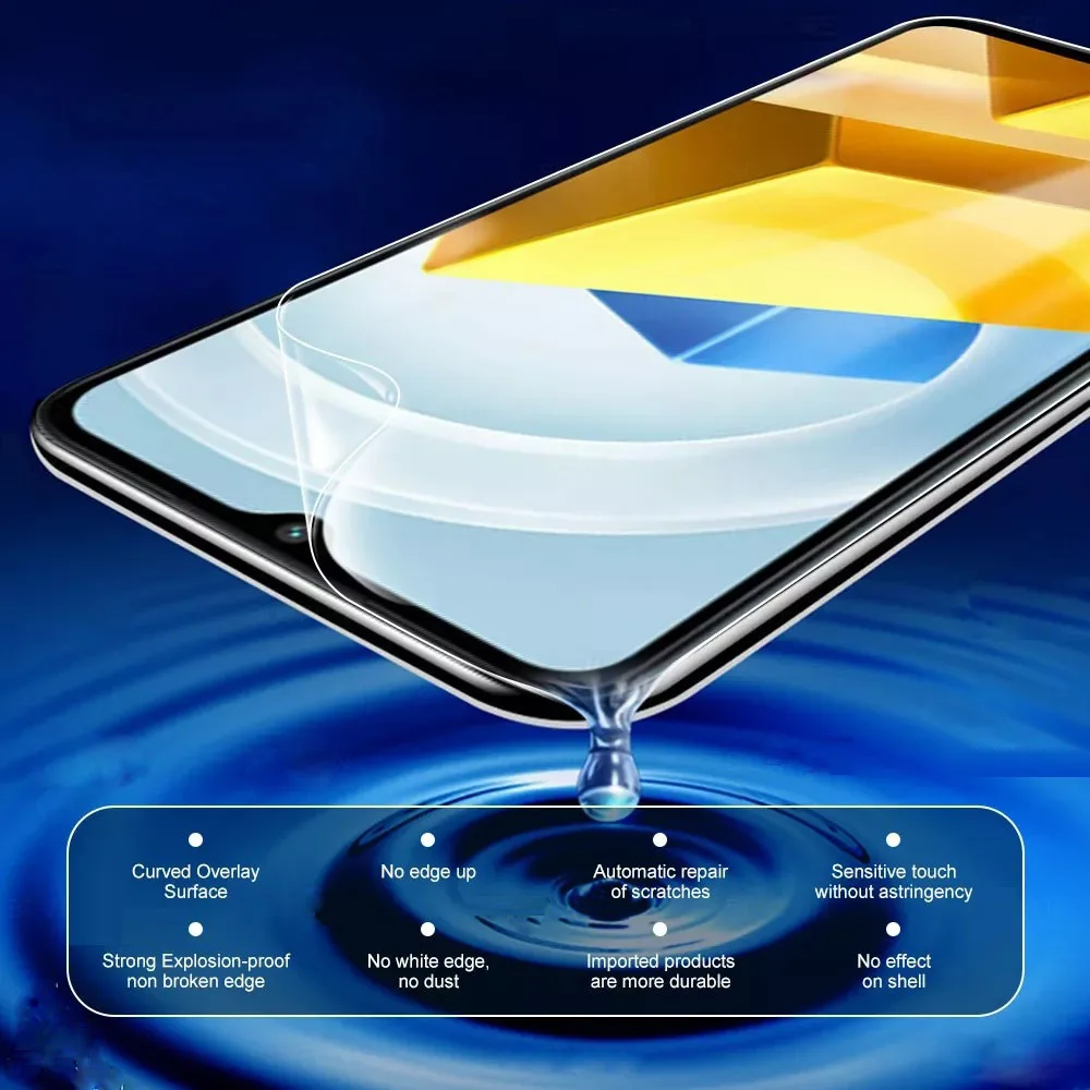 3 قطعة HD هيدروجيل فيلم لموتورولا G72 G84 G85 G64 G54 G32 حامي الشاشة لموتورولا حافة 40 30 الترا 50 برو 60 فيلم الانصهار