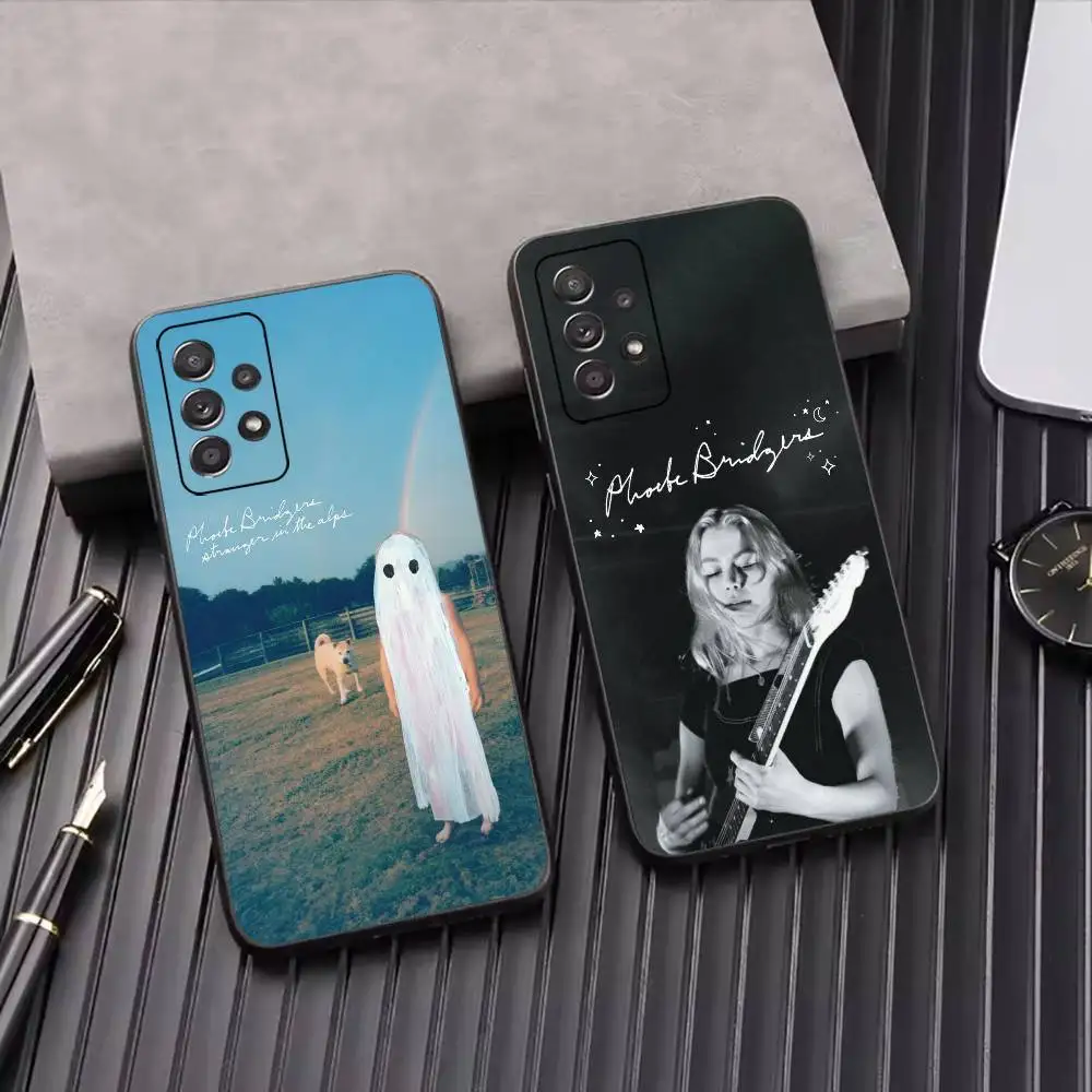Popular Singer P-Phoebe Bridgers Phone Case For Samsung S25,S24,S21,S22,S23,S30,Ultra,S20,Plus,Fe,Soft Silicone Black Cover