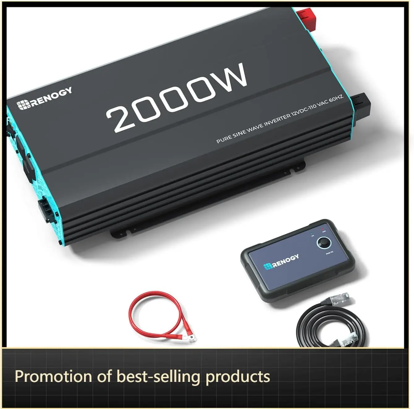 

Pure Sine Wave Inverter 12V DC To 110V AC Converter 2000W Off Grid Solar Power Inverters For Vehicles Truck RV Home With Built I