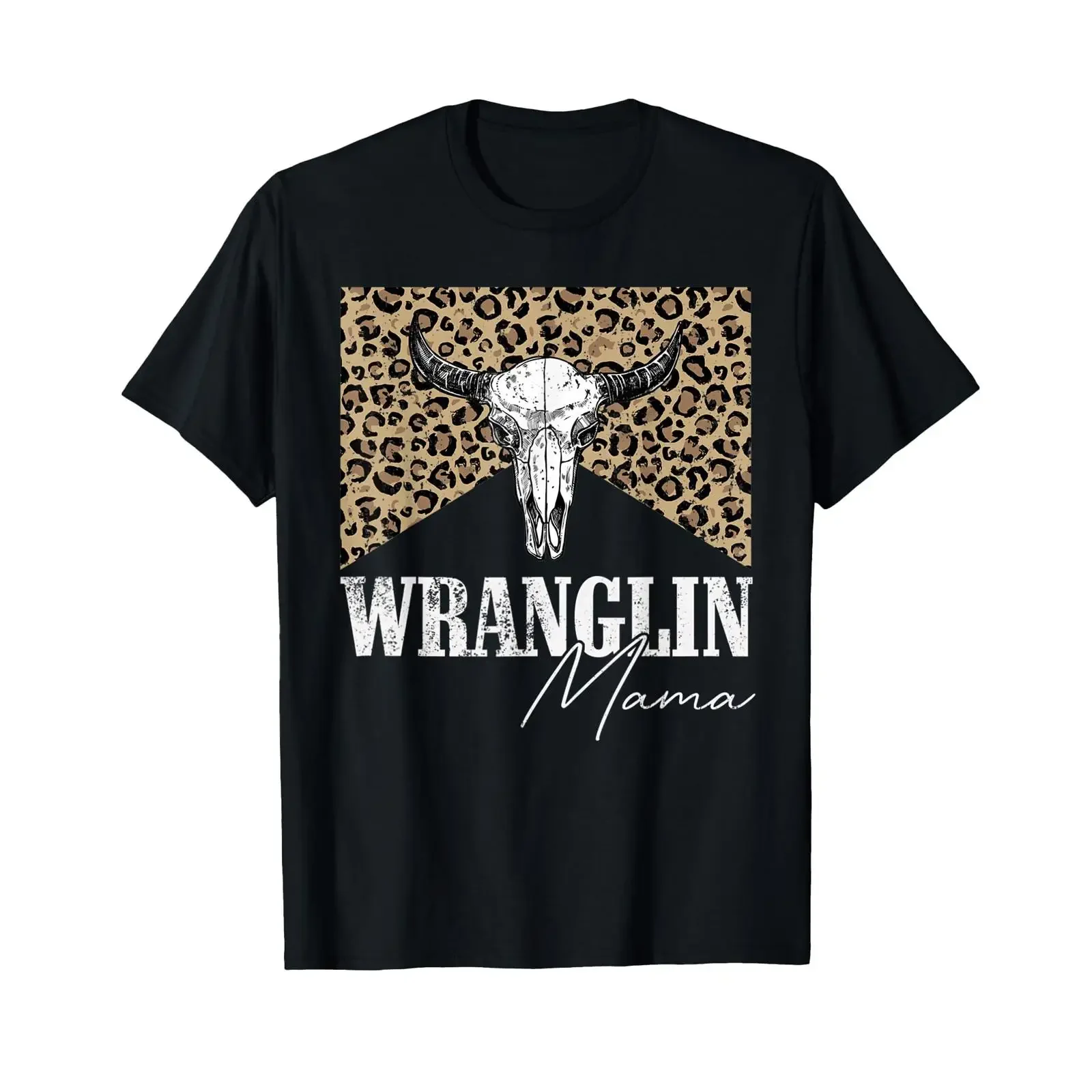 Vintage Vintage Bull Skull Wranglin Mama Western Life Country Lover T Shirt vintage Washed Top For Everyday Wear Unisex Slightly - Aliexpress Deal