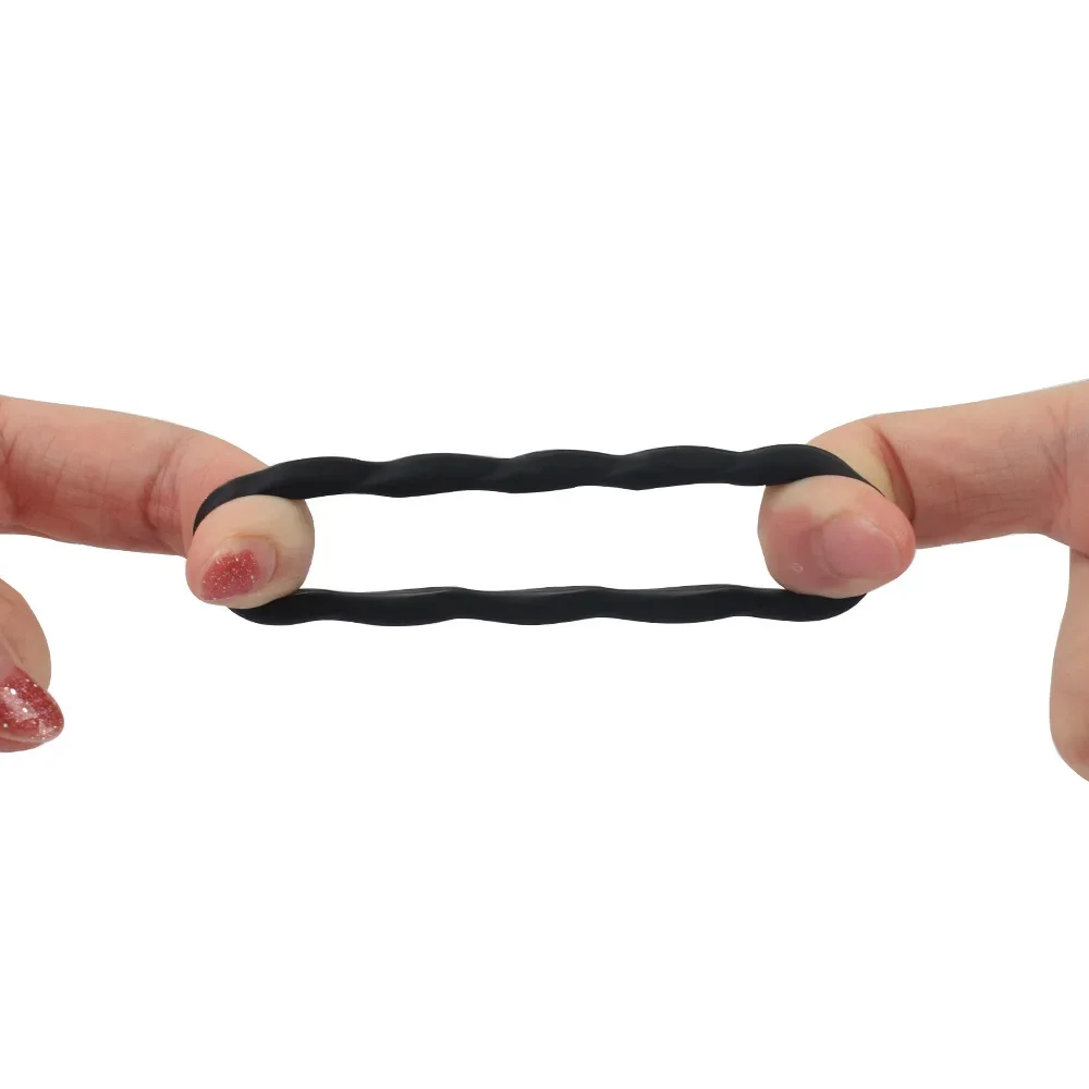 3PCS Cock Rings Penis Enlargement Durable Silicone Penis Ring Sex Toys for Adults Men Male Delay Ejaculation Scrotum Lock Ring