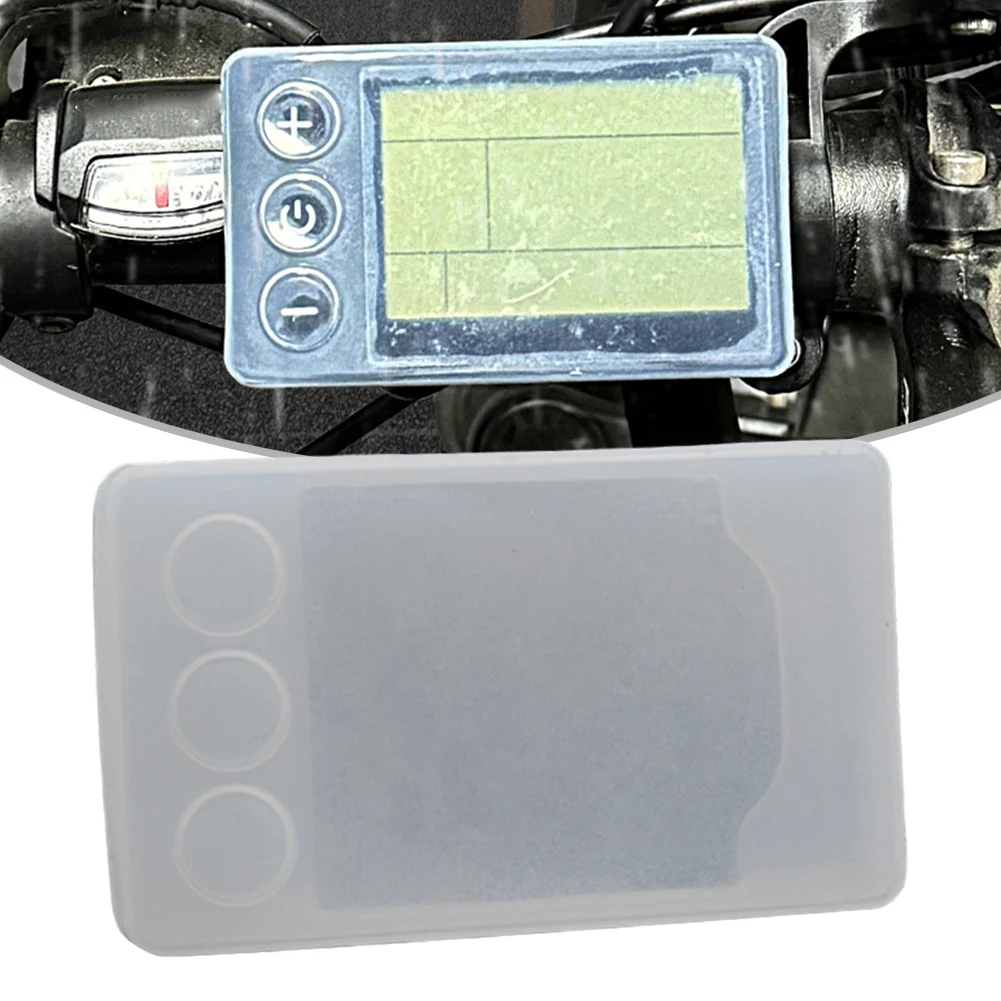 Silicone Protective Cover Waterproof Electric Bike Speedometer Monitor Screen Cover For S866 LCD Display Electric Bike Scooter