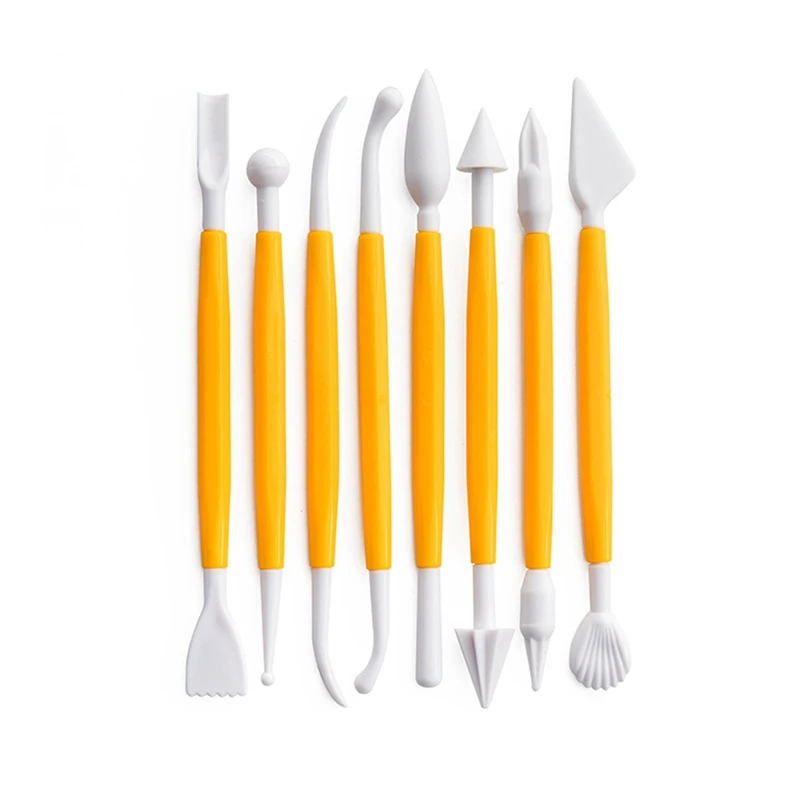 15 Pieces Of Pottery Tools Set Stone Plastic Clay Carving Knife Blade Acrylic Solid Stick DIY Clay Rubbing Board Easy To Use