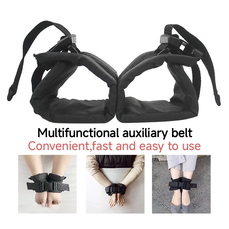 

General limb restraint straps, hand and foot bindings for bedridden and paralyzed elderly people, anti-scratch restraint straps