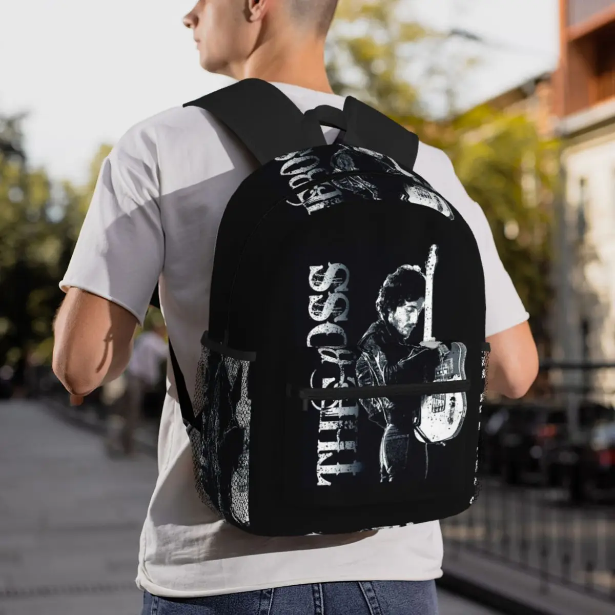 Bruce Springsteens Rock Music Tour Heavy Metal Zaino per studenti Borsa da scuola Zaino da viaggio per borse a tracolla per ragazzi e ragazze