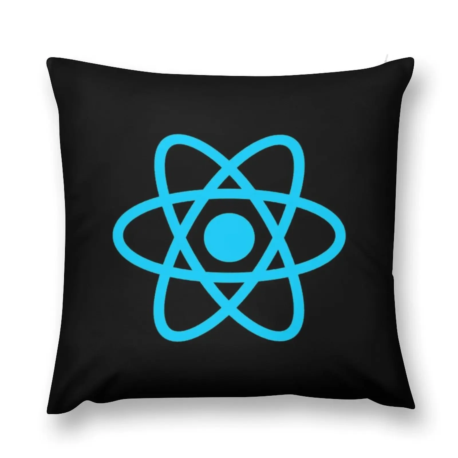 React Logo Throw Pillow Cushion Cover For Sofa Cushion Cover Set Room decorating items pillow