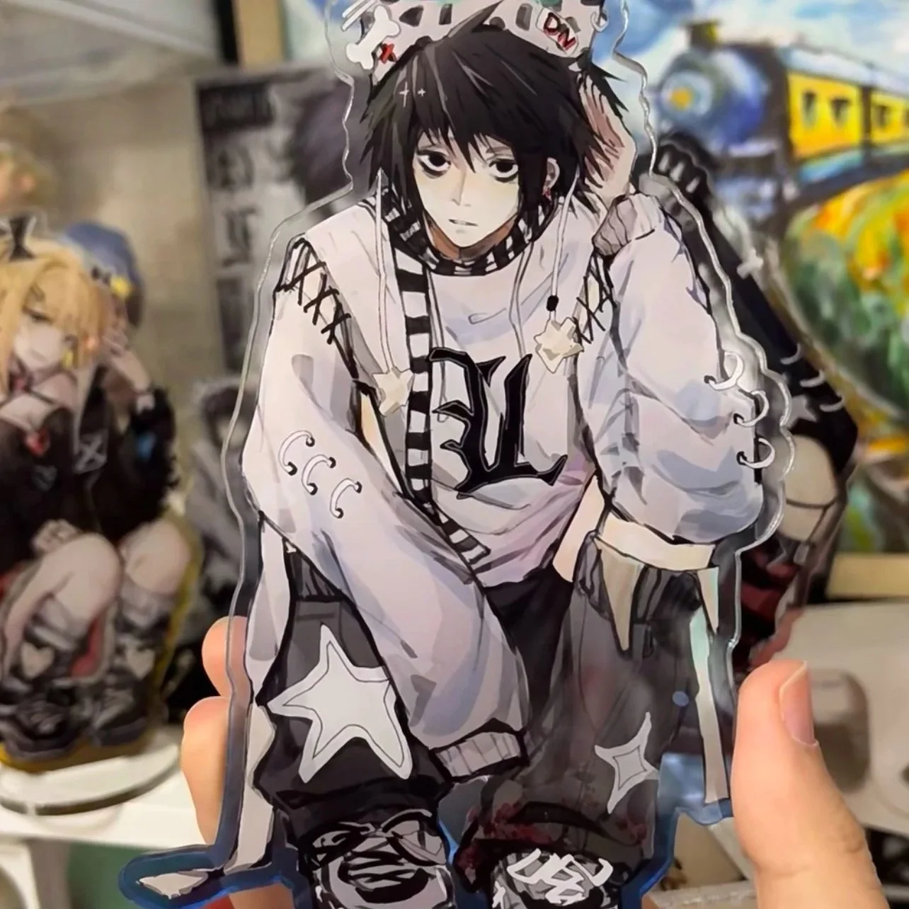 علامة "Death Note dn Trio" الجديدة ذات الطابع الرسوم المتحرك عالي المظهر لسطح المكتب