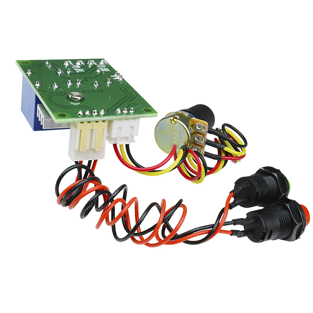 DC 12V-80V 30A 21kHz PWM DC Motor Speed Regulator Controller Adjustable Speed Control Reversible Relay Module