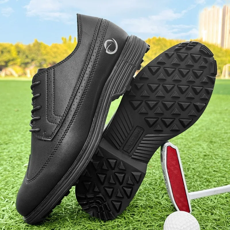 

Классические брендовые кроссовки для гольфа для мужчин больших размеров 48-49, обувь для ходьбы, дизайнерские мужские кроссовки для гольфа, мужские нескользящие кроссовки для гольфа