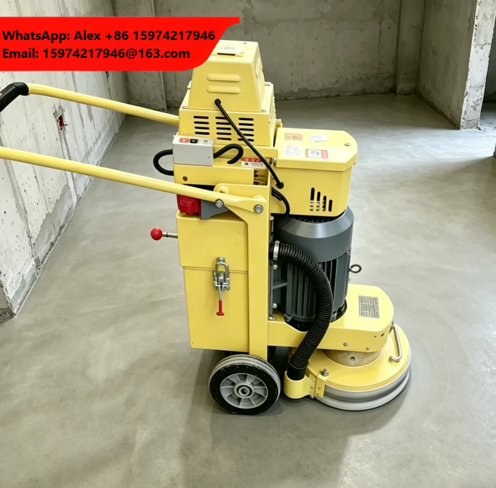 Factory Price Dustless Concrete Floor Grinder Integrated Vacuum System 360° Edge Grinding For Seamless Epoxy Floor Preparation